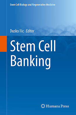 Livre Relié Stem Cell Banking de 