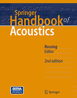 Livre Relié Springer Handbook of Acoustics de 