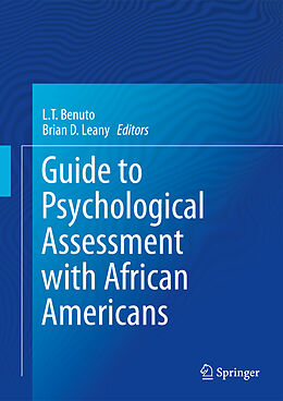 Livre Relié Guide to Psychological Assessment with African Americans de 