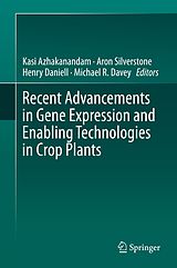 eBook (pdf) Recent Advancements in Gene Expression and Enabling Technologies in Crop Plants de 