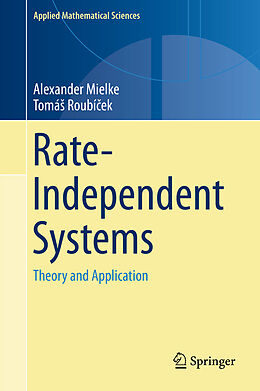 Livre Relié Rate-Independent Systems de Tomá  Roubí ek, Alexander Mielke
