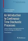 E-Book (pdf) An Introduction to Continuous-Time Stochastic Processes von Vincenzo Capasso, David Bakstein