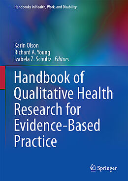 Livre Relié Handbook of Qualitative Health Research for Evidence-Based Practice de 