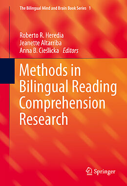 Livre Relié Methods in Bilingual Reading Comprehension Research de 