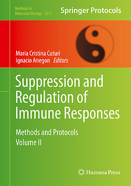 Fester Einband Suppression and Regulation of Immune Responses von 