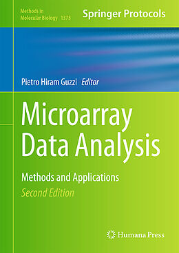 Fester Einband Microarray Data Analysis von 