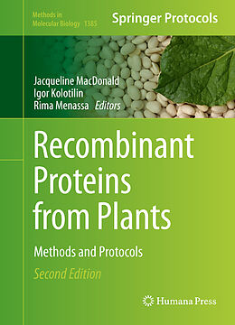 Fester Einband Recombinant Proteins from Plants von 