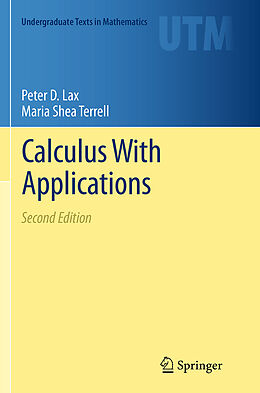 Couverture cartonnée Calculus With Applications de Maria Shea Terrell, Peter D. Lax