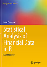 Couverture cartonnée Statistical Analysis of Financial Data in R de René Carmona