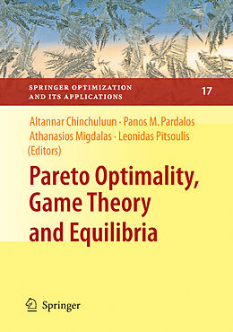 Couverture cartonnée Pareto Optimality, Game Theory and Equilibria de 
