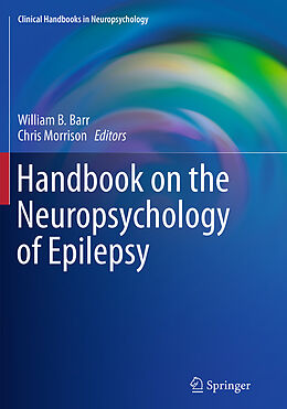 Couverture cartonnée Handbook on the Neuropsychology of Epilepsy de 