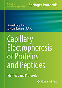 Fester Einband Capillary Electrophoresis of Proteins and Peptides von 