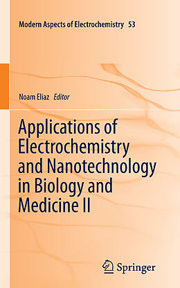 Couverture cartonnée Applications of Electrochemistry and Nanotechnology in Biology and Medicine II de 