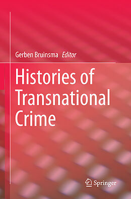 Couverture cartonnée Histories of Transnational Crime de 