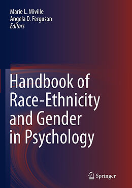 Couverture cartonnée Handbook of Race-Ethnicity and Gender in Psychology de 