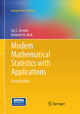 Couverture cartonnée Modern Mathematical Statistics with Applications de Jay L. Devore, Kenneth N. Berk