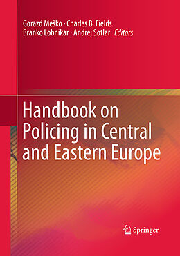 Couverture cartonnée Handbook on Policing in Central and Eastern Europe de 