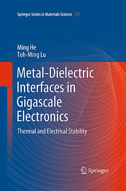 Kartonierter Einband Metal-Dielectric Interfaces in Gigascale Electronics von Toh-Ming Lu, Ming He