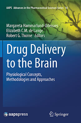 Kartonierter Einband Drug Delivery to the Brain von 