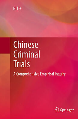 Couverture cartonnée Chinese Criminal Trials de Ni He