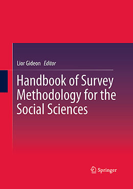 Kartonierter Einband Handbook of Survey Methodology for the Social Sciences von 