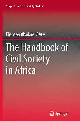 Couverture cartonnée The Handbook of Civil Society in Africa de 