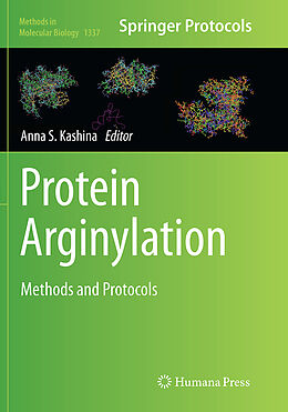 Kartonierter Einband Protein Arginylation von 