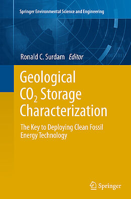 Couverture cartonnée Geological CO2 Storage Characterization de 