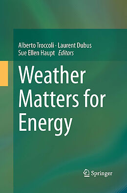 Couverture cartonnée Weather Matters for Energy de 