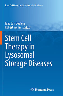 Kartonierter Einband Stem Cell Therapy in Lysosomal Storage Diseases von 