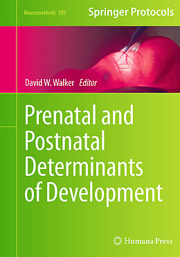 Couverture cartonnée Prenatal and Postnatal Determinants of Development de 