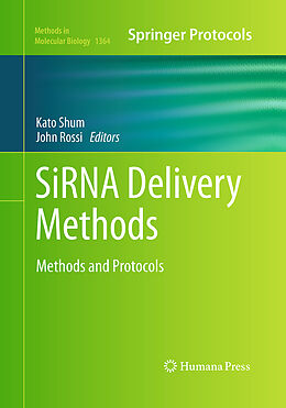 Kartonierter Einband SiRNA Delivery Methods von 