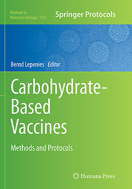 Kartonierter Einband Carbohydrate-Based Vaccines von 