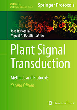 Kartonierter Einband Plant Signal Transduction von 