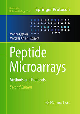 Couverture cartonnée Peptide Microarrays de 