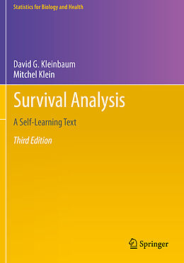 Couverture cartonnée Survival Analysis de Mitchel Klein, David G. Kleinbaum