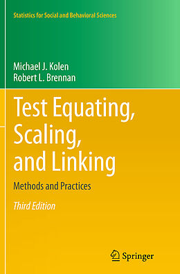 Couverture cartonnée Test Equating, Scaling, and Linking de Robert L. Brennan, Michael J. Kolen