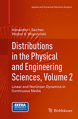 Couverture cartonnée Distributions in the Physical and Engineering Sciences, Volume 2 de Wojbor A. Woyczynski, Alexander I. Saichev