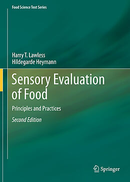 Couverture cartonnée Sensory Evaluation of Food de Hildegarde Heymann, Harry T. Lawless
