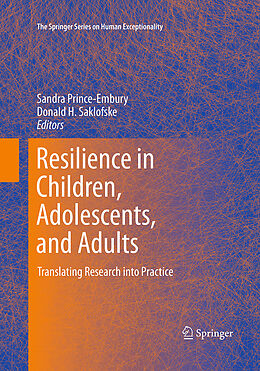 Couverture cartonnée Resilience in Children, Adolescents, and Adults de 