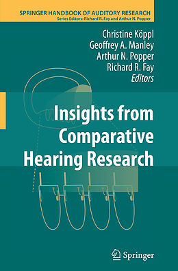 Couverture cartonnée Insights from Comparative Hearing Research de 
