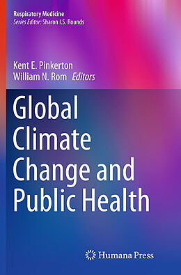 Couverture cartonnée Global Climate Change and Public Health de 