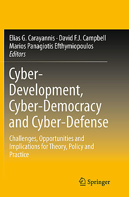 Kartonierter Einband Cyber-Development, Cyber-Democracy and Cyber-Defense von 