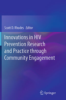 Couverture cartonnée Innovations in HIV Prevention Research and Practice through Community Engagement de 