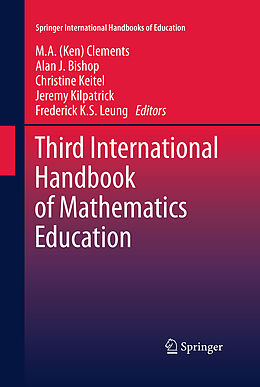 Couverture cartonnée Third International Handbook of Mathematics Education de 