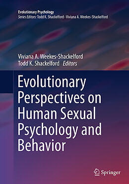 Couverture cartonnée Evolutionary Perspectives on Human Sexual Psychology and Behavior de 