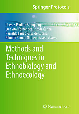 Couverture cartonnée Methods and Techniques in Ethnobiology and Ethnoecology de 