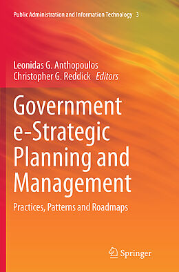 Couverture cartonnée Government e-Strategic Planning and Management de 