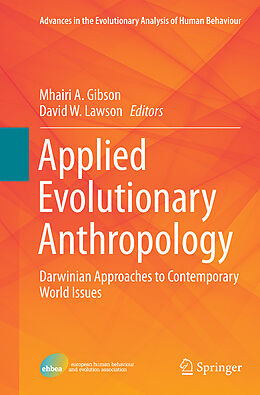 Couverture cartonnée Applied Evolutionary Anthropology de 