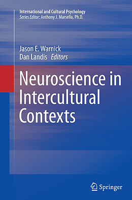 Couverture cartonnée Neuroscience in Intercultural Contexts de 